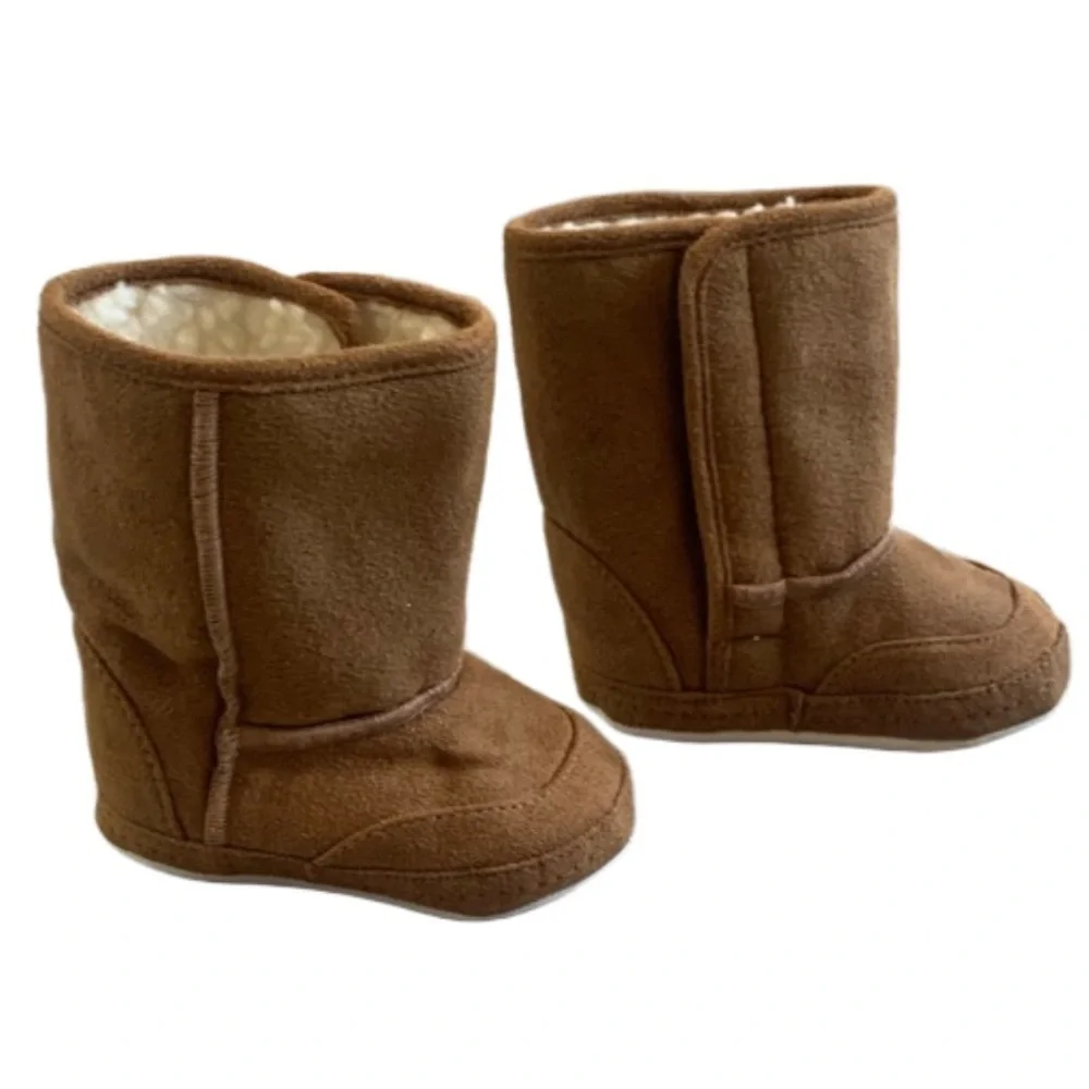 Brown Toddler Winter Snow Boots